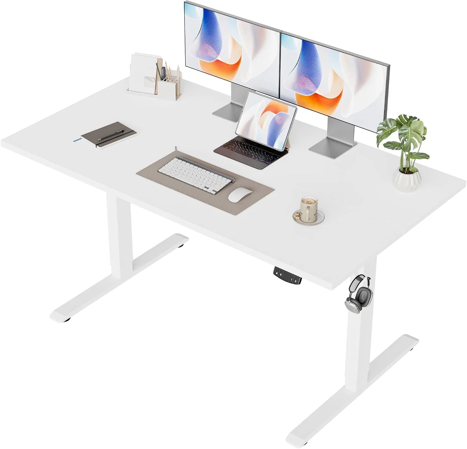 Discount Electric Standing Desk, 48 x 24 Inches Height Adjustable Desk - Image 16