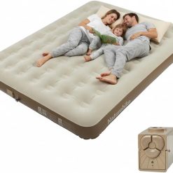 Alternative view of Discount California King Size Air Mattress with Built-in USB Rechargeable Pump, 992 lbs Max Support Inflatable