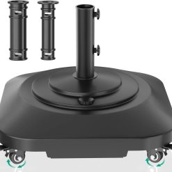 Alternative view of Discount Umbrella Base with Wheels, Umbrella Stand Heavy Duty 100lb Windproof