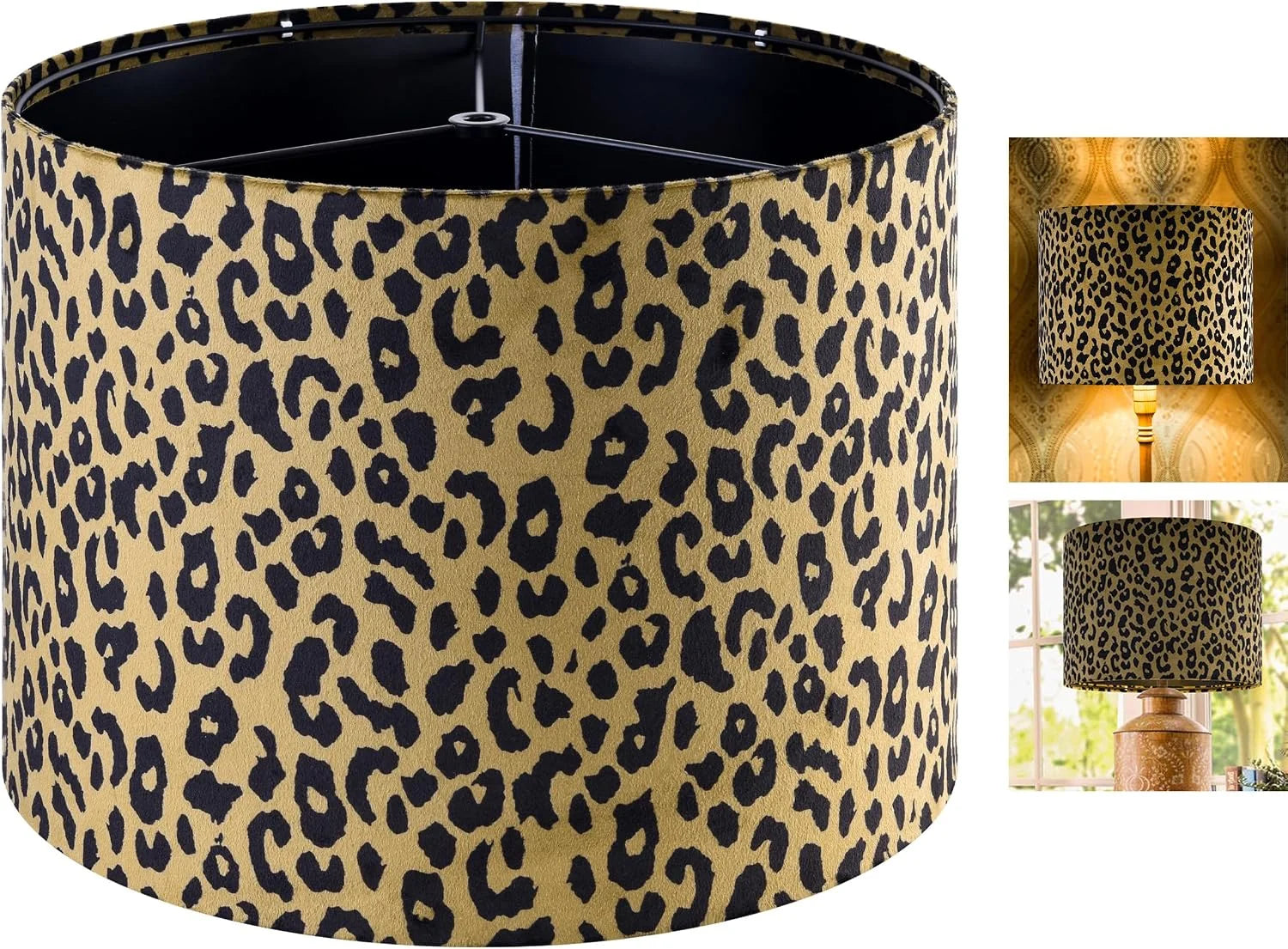 Discount GO&SO 13 Drum Boho Lamp Shades Set of 2 Medium, 0.41 Spider Farmhouse Lamp Shade for Small Floor Lamp - Image 25