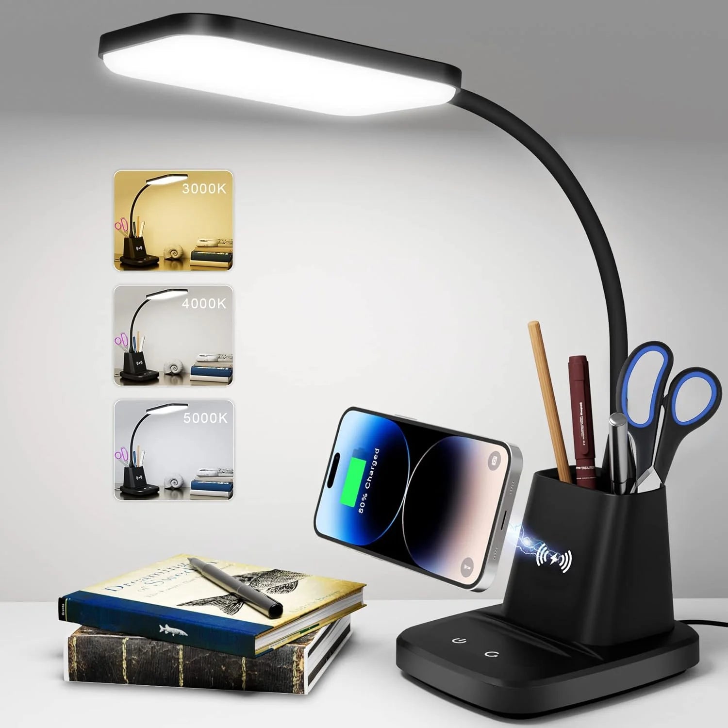 Discount Sailstar Desk Lamp, Dimmable, 3-Color Temperature, 800LM - Image 6