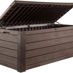 Discount Keter Westwood 150 Gal Outdoor Storage Box for Patio and Pool Accessories