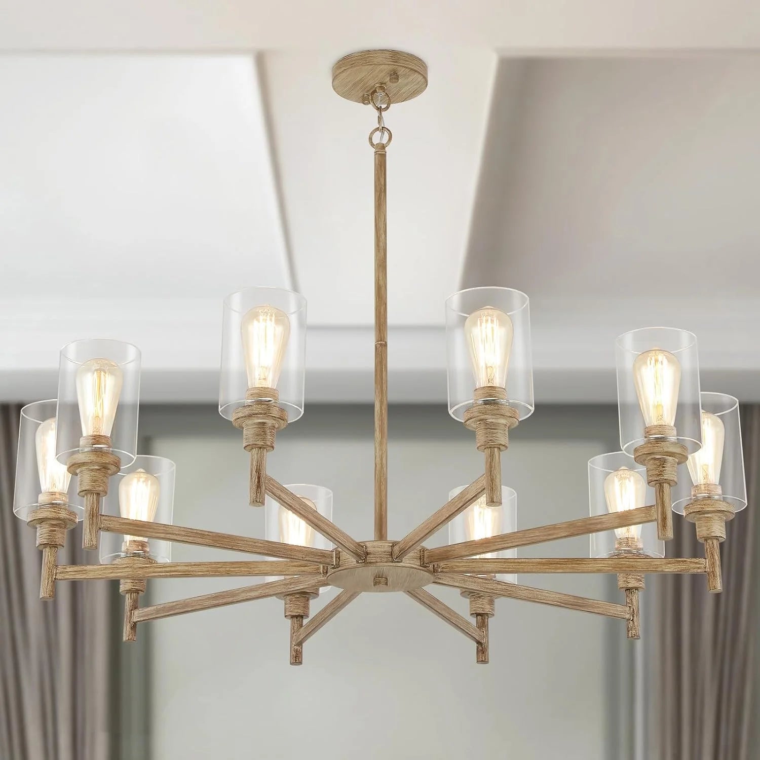 Discount Chandelier, 6 Light - Image 3