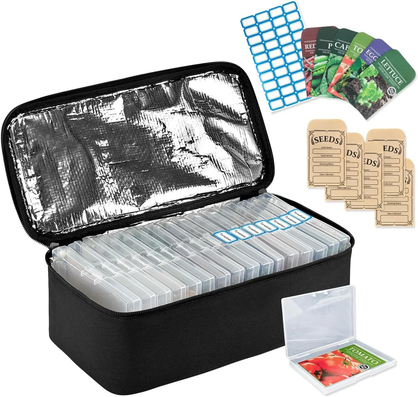 Discount 26 Slot Seed storage Organizer Box Hold 80 to 100 seed packets - Image 2
