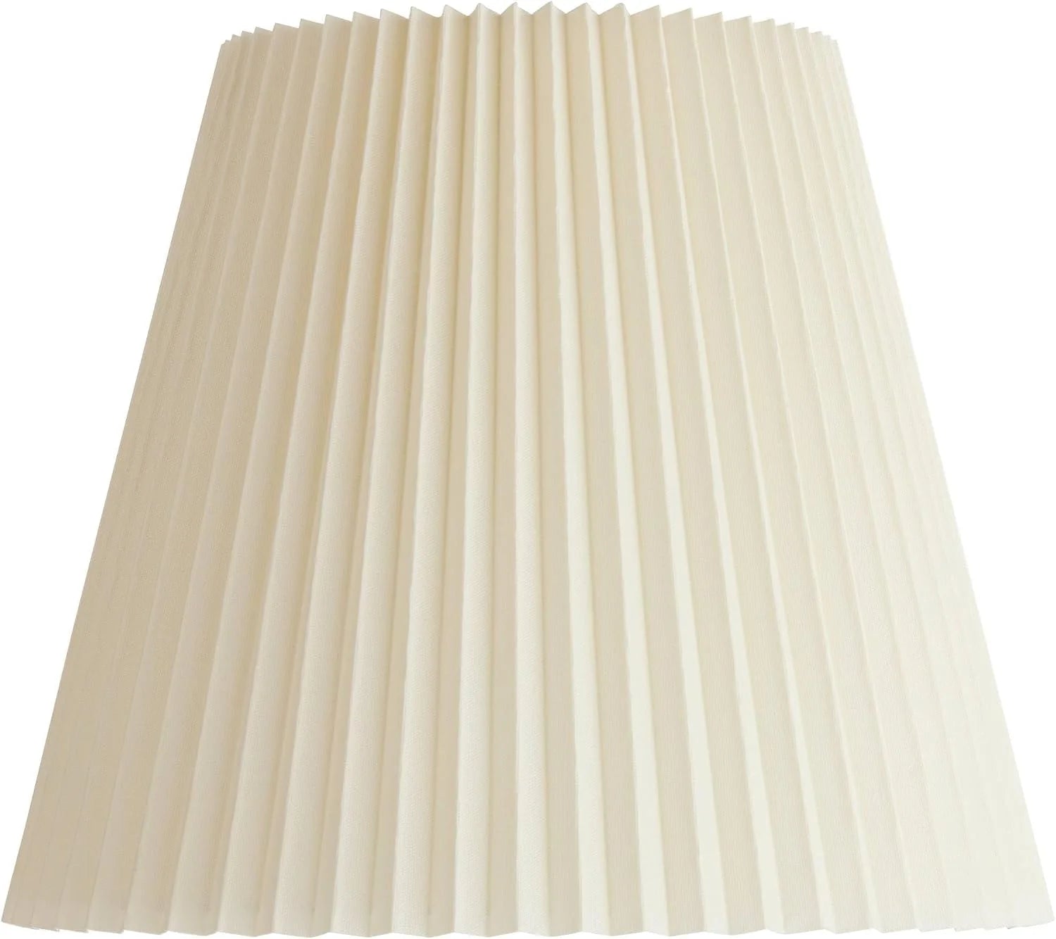 Discount 10 Top x 17 Bottom x 14 1/2 High x 14 3/4 Slant Lamp Shade (Pre-Assembled) Replacement Large Ivory White Bell Round - Image 5
