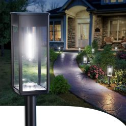 Discount Solar Pathway Lights Outdoor, 8 Pack Bright Solar Lights Outdoor, IP65 Waterproof Solar Garden Lights Solar