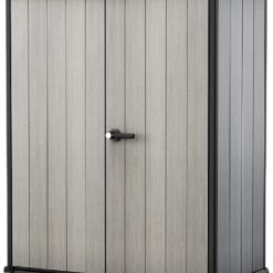 Alternative view of Discount Premier Tall 4.6x5.6 ft Resin Outdoor Storage Shed, Backyard Garden Shed with Shelving Brackets for Tools