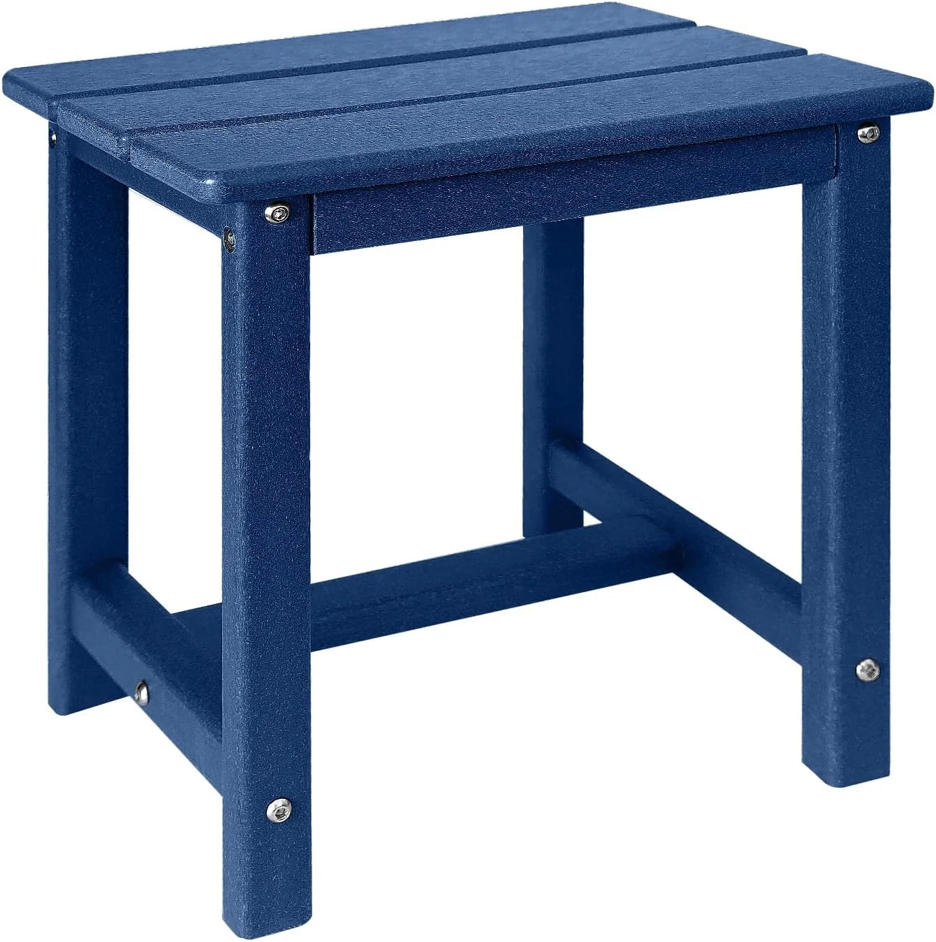 Discount Adirondack Square Outdoor Side Table,2-Tier Storage Patio Side Table - Image 13